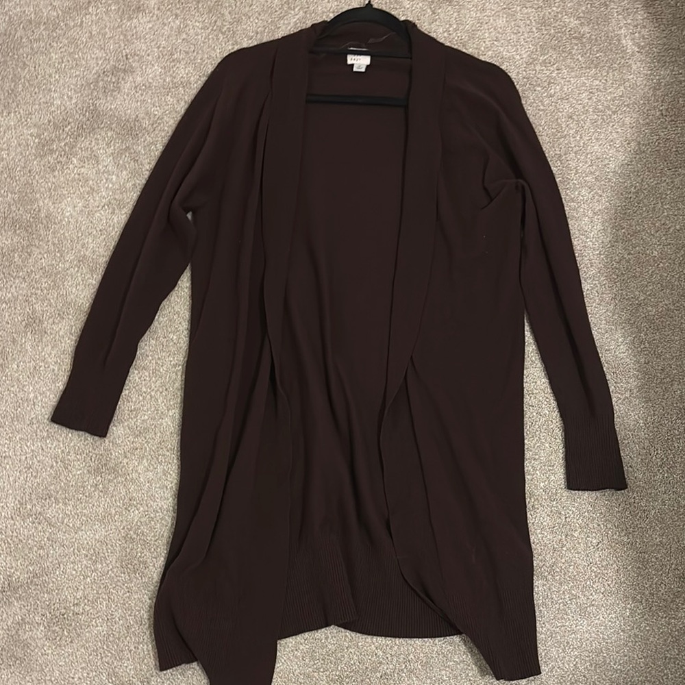 Women's Brown Cardigan Sweater